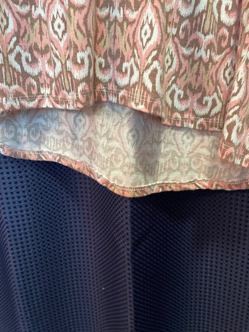 Wonderly Pink Cream Patterned Long Sleeve Blouse - Picture 6 of 15